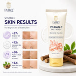 PelliQ Vitamin C Face Wash – Brightening Cleanser with Niacinamide & Kojic Acid (100 ml)