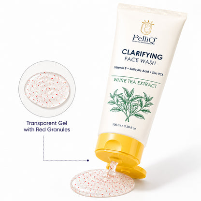 PelliQ Salicylic Acid Face Wash – 2% BHA Cleanser for Acne & Oil Control (100 ml)